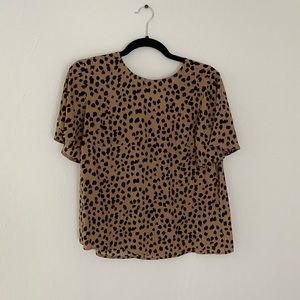 Leopard spot top